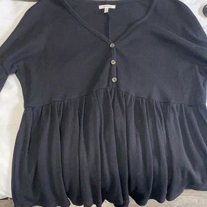 Peplum long sleeve